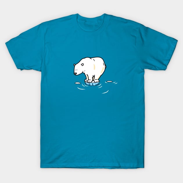 Polar Bear T-Shirt by Otterlyalice